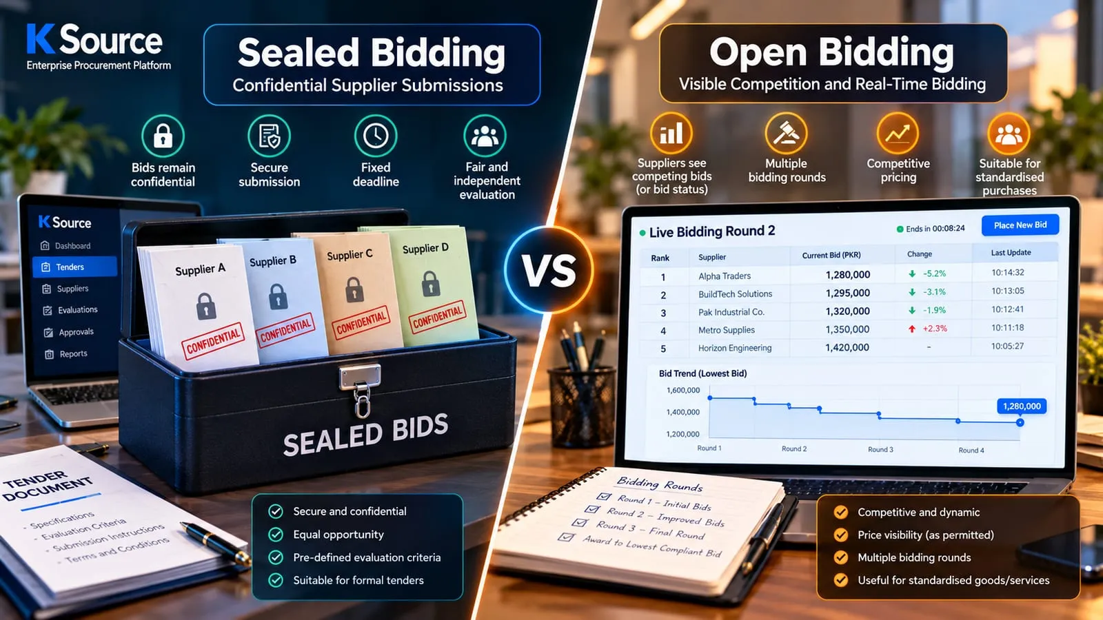 Sealed Bidding vs Open Bidding: Choosing the Right Procurement Method
