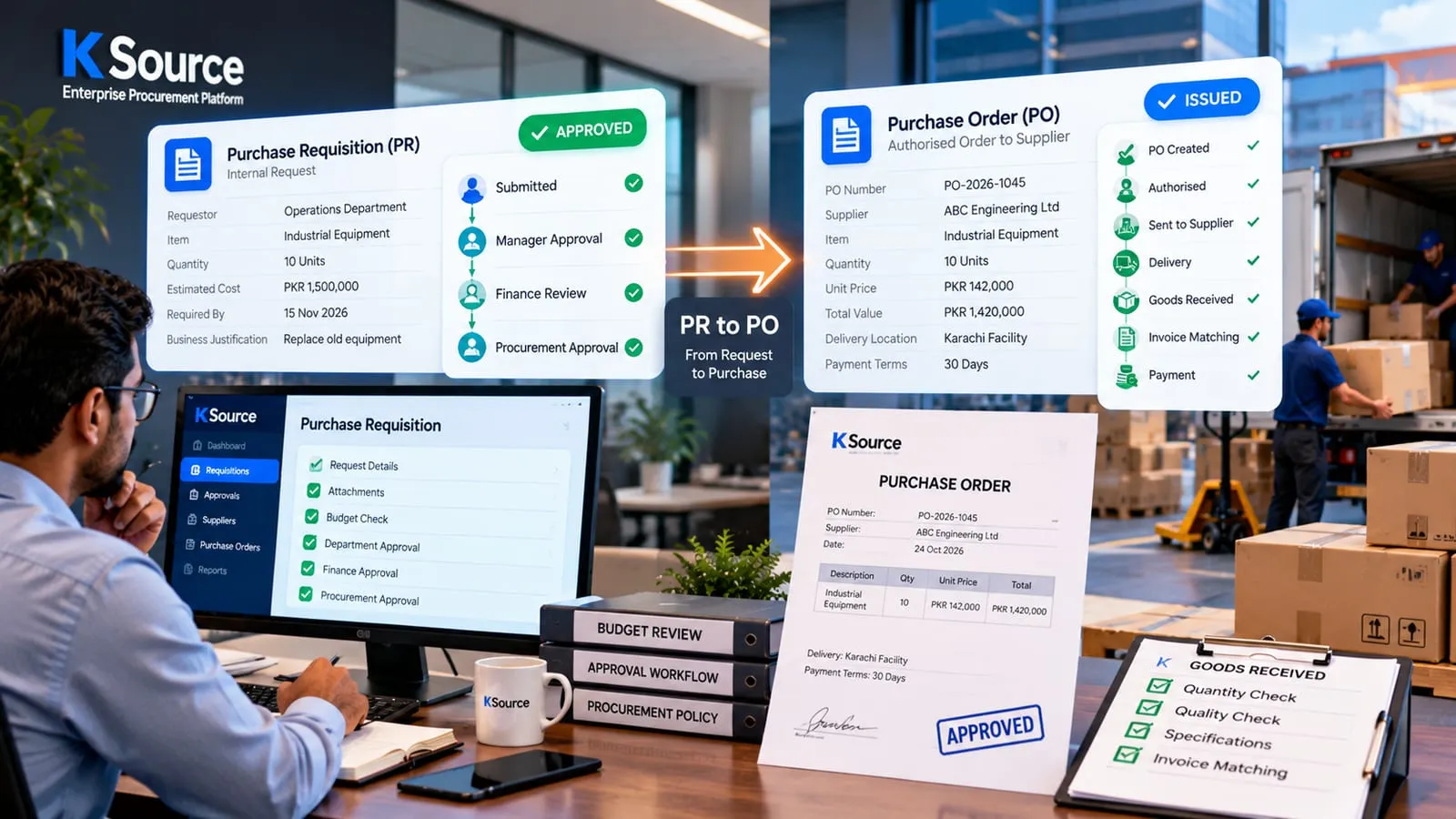 Purchase Requisition vs Purchase Order: Differences, Examples and Approval Workflows