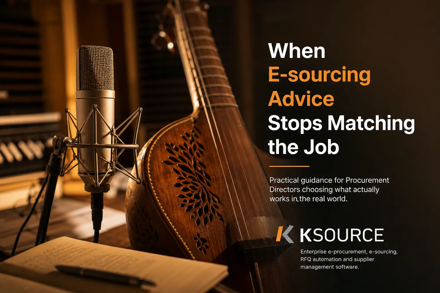 When E-sourcing Platform Advice Stops Matching the Job
